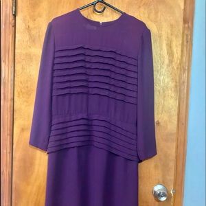 David Warren long sleeve dress